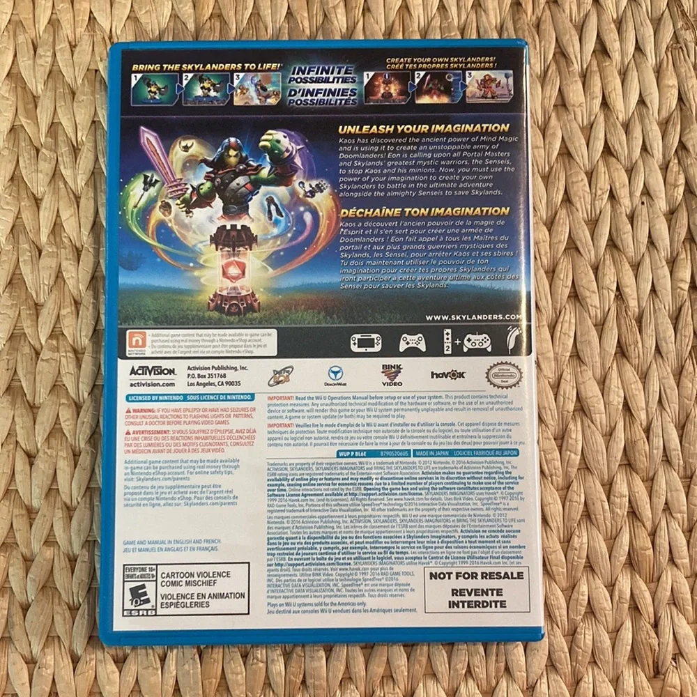 Skylander Imaginator Game for WiiU